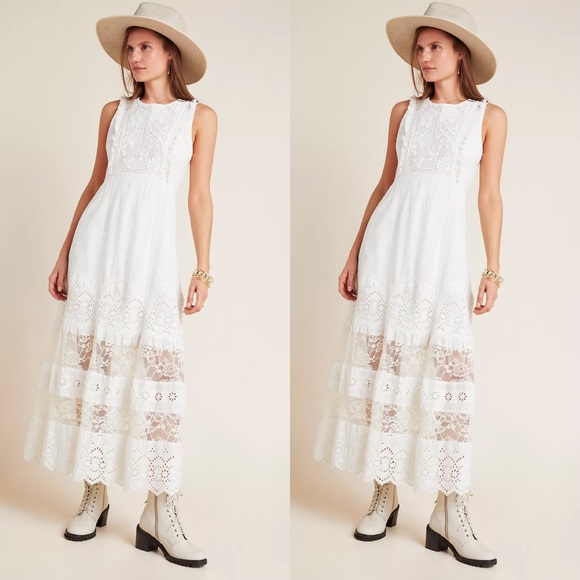 Anthropologie Dresses & Skirts - Anthropologie Liliana Lace Maxi Dress